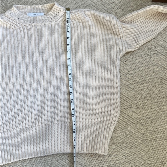 La Ligne chunky crewneck cashmere sweater - Picture 5 of 8